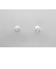 18kt White Gold Diamond Earrings