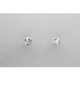 18kt White Gold Diamond Stud Earrings