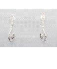 18kt Yellow Gold Cubic Zirconia Earrings