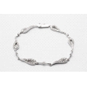 18kt White Gold Cubic Zirconia Bracelet
