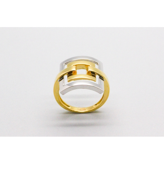 18kt White & Yellow Gold Ring