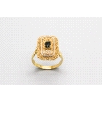 18kt White & Yellow Gold Sapphire Ring