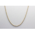 18kt White & Yellow Gold Bead Chain