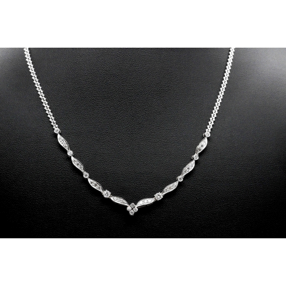 18kt Gold Diamond Necklace