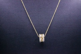 18kt White & Yellow Gold Diamond Necklace