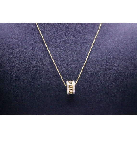 18kt White & Yellow Gold Necklace