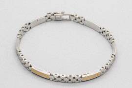 18kt White & Yellow Gold Rolex Bracelet