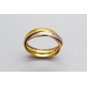 Anillo en Oro Tricolor