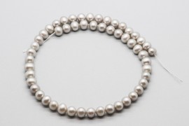 String of Fresh Water Grey Pearls