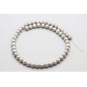 Strand of Fresh Water Grey Pearls