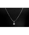 18kt White Gold Diamond Necklace