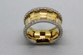 18kt Gold Ring with Cubic Zirconia