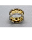 18kt Gold Ring with Cubic Zirconia