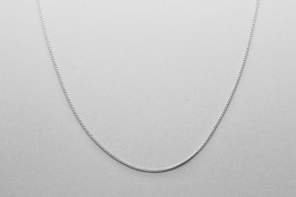 Sterling Silver Curb Link Chain - 46.5cm