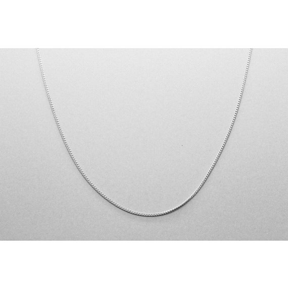 Sterling Silver Curb Link Chain - 46.5cm