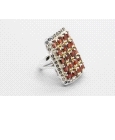 925 Silver Ring with Cyrstals