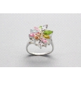 925 Sterling Silver Flower Ring