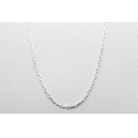 Sterling Silver Oval Link Chain - 50cm