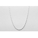 Cadena de Bolitas y Balas en Plata de Ley - 50cm