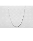 Silver Bead & Bullet Link Chain - 50cm