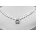 Collar en Plata de Ley con Piedras Semi-Preciosas