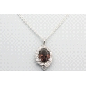 Rhodium Plated Silver Pendant