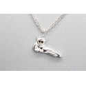 Sterling Silver Lemur Pendant