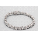 Sterling Silver Cubic Zirconia Tennis Bracelet