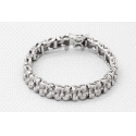 Pulsera de Flores en Plata